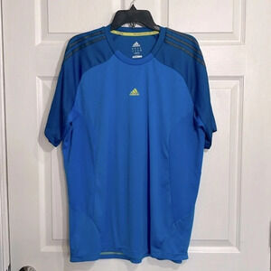 Adidas Electric Blue ClimaCool Athletic Shirt - Size XL